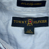 Tommy Hilfiger Striped Shirt - Large Blue Cotton