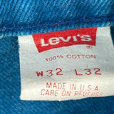 Levis Jeans - 32W 32L Blue Cotton