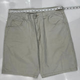 Wrangler Carpenter Shorts - 35W 10L Gray Cotton