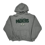 Green Bay Packers Nfl Football Hoodie - Large Gray Cotton