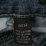 Black Hip Hop Jeans - 32W 32L Blue Cotton