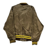 Aristo Jac Varsity Jacket - Large Brown Polyester