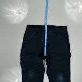Cat Carpenter Trousers - 34W 30L Black Cotton
