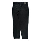 Silver Tabs Levis Loose Jeans - 38W 30L Black Cotton