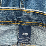 Unbranded Cargo Carpenter Jeans - 36W 30L Blue Cotton