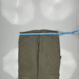 Unbranded Carpenter Pants - 38W 32L Gray Cotton
