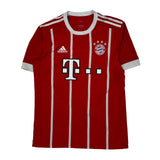 Bayern München Adidas 2017-18 Home Football Shirt - Medium Red Polyester