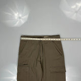 Wrangler Cargo Trousers - 30W 30L Brown Cotton