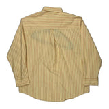Chaps Ralph Lauren Striped Shirt - XL Yellow Cotton