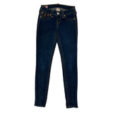 True Religion Skinny Jeans - 24W UK 4 Dark Wash Cotton