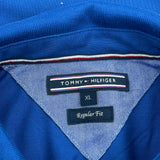 Tommy Hilfiger Polo Shirt - XL Blue Cotton