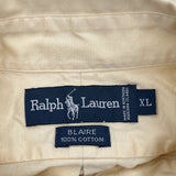 Blaire Ralph Lauren Shirt - XL Yellow Cotton