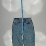 Levis 512 Slim Fit Jeans - 28W UK 8 Blue Cotton
