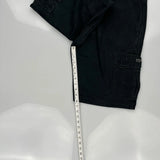 Wrangler Cargo Shorts - 31W 10L Black Cotton
