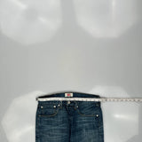 Levis 501 Jeans - 32W 30L Dark Wash Cotton