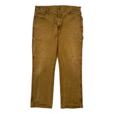 Dickies Carpenter Pants - 34W 31L Brown Cotton
