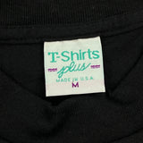 Horse Unbranded Single Stitch T-Shirt - Medium Black Cotton