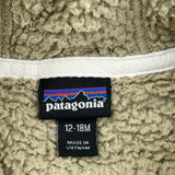 Age 12-18 Months Bear Hood Patagonia Fleece Jacket - 3XS Beige Polyester