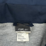 Reebok Windbreaker - Large Navy Nylon