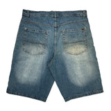 Hawk Denim Shorts - 42W 12L Blue Cotton