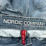 Nordic Company Cargo Shorts - 34W 20L Blue Denim