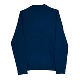 Lacoste Spellout Sweater - Large Blue Cotton