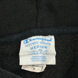 Champion Hoodie - Medium Black Cotton