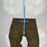 Decree Jeans - 36W 30L Brown Cotton