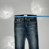 Big Star Contrast Stitch Jeans - 32W US 6 Dark Wash Cotton