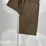 Dickies Cargo Shorts - 32W 11L Brown Cotton Blend