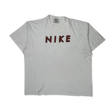 Nike Spellout T-Shirt - XL White Cotton