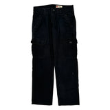 Wrangler Cargo Pants - 29W 30L Black Cotton