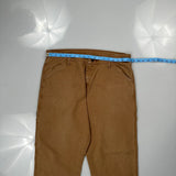 Carhartt Carpenter Trousers - 35W 31L Brown Cotton