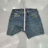 Levis Denim Shorts - 30W 9L Light Wash Denim