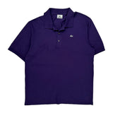 Lacoste Polo Shirt - 3XL Purple Cotton