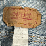 Age 10 Levis Denim Jacket - Small Light Wash Cotton