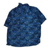 George Hawaiian Shirt - Large Blue Viscose