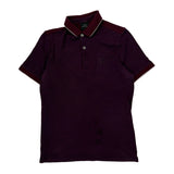 Armani Exchange Polo Shirt - Small Purple Cotton