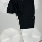 Wrangler Cargo Cargo Shorts - 36W 10L Black Cotton