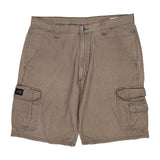 Wrangler Cargo Shorts - 36W 10L Brown Cotton