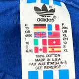 Single Stitch Soccer Adidas Graphic T-Shirt - XL Multicoloured Cotton