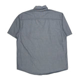 Carhartt Short Sleeve Shirt - Large Blue Cotton
