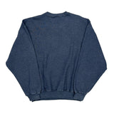 90s Blank Russell Athletic Sweatshirt - XL Blue Cotton Blend
