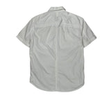Armani Exchange Short Sleeve Shirt - Small White Cotton