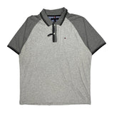 Tommy Hilfiger Slim Fit Polo Shirt - XL Gray Cotton