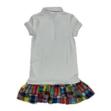 Age 6 Polo By Ralph Lauren Checked Dress - XS White Cotton