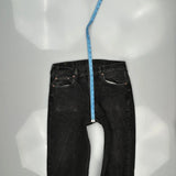 501 Levis Jeans - 32W 30L Black Denim