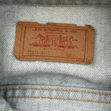 Levis Denim Jacket - Large Light Wash Cotton