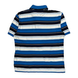 Tommy Hilfiger Striped Polo Shirt - XL Blue Cotton