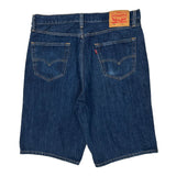 Levis Denim Shorts - 34W 11L Blue Denim